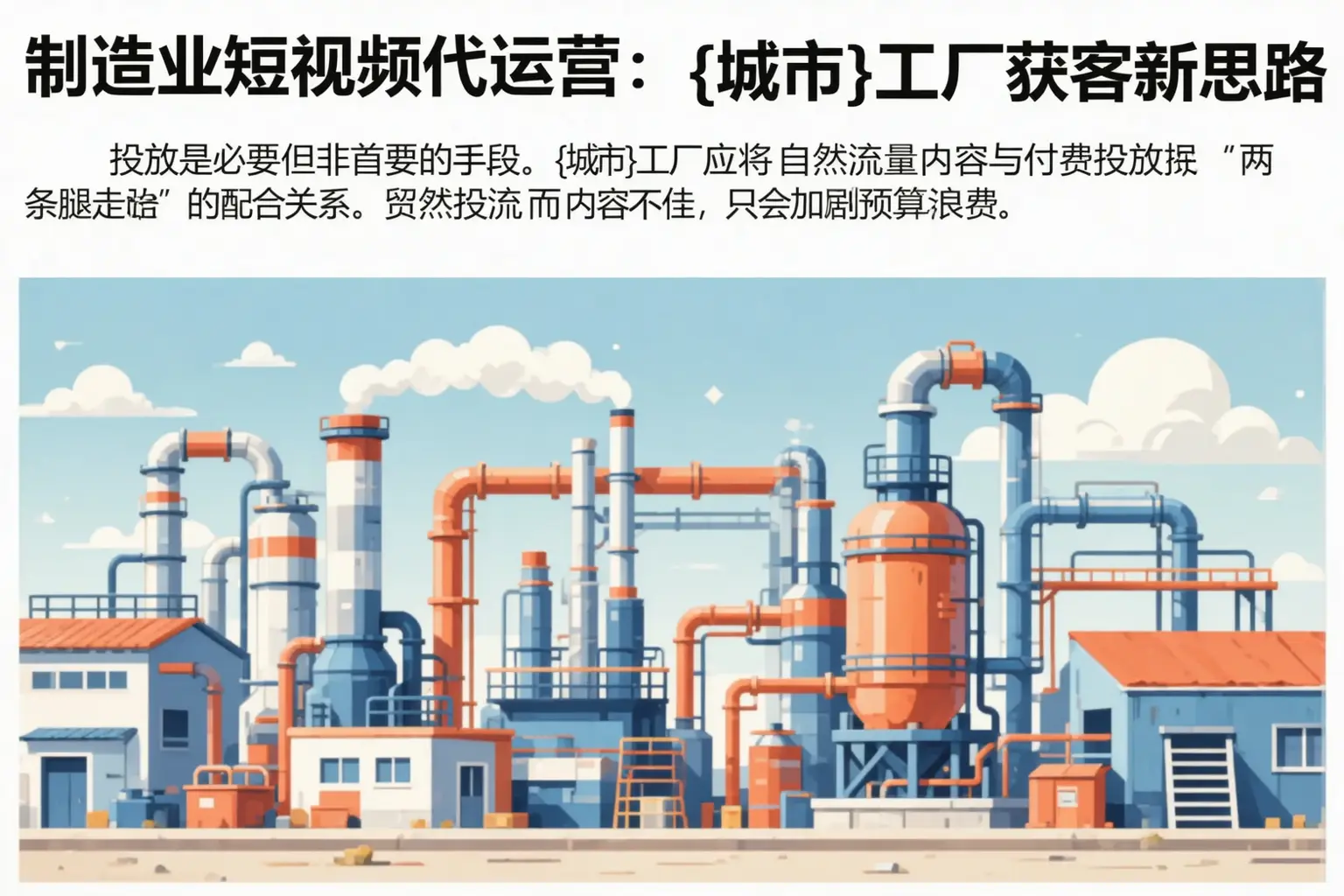制造业短视频代运营：芦山工厂获客新思路